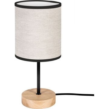 Lámpara de mesa BOHO 1xE27/25W/230V roble