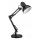 Lámpara de mesa con pinza 2 en 1 1xE27/60W/230V negra