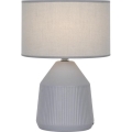 Lámpara de mesa DOLLY 1xE27/25W/230V gris