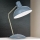 Lámpara de mesa FEDRA 1xE14/40W/230V gris/latón