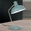 Lámpara de mesa FEDRA 1xE14/40W/230V verde menta/latón