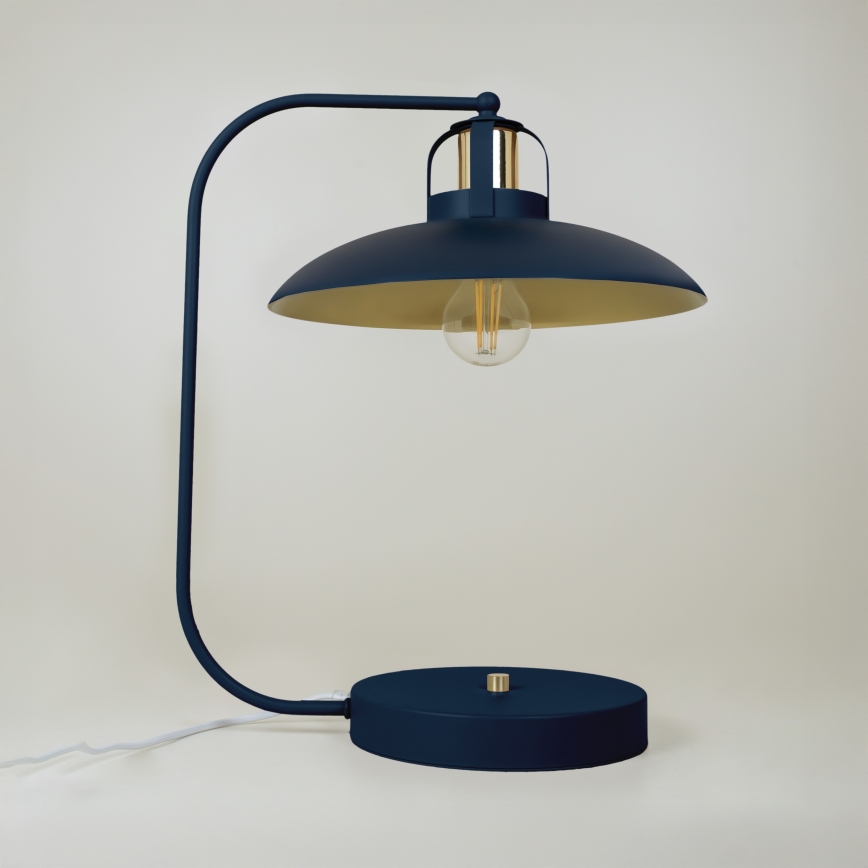 Lámpara de mesa FELIX 1xE27/60W/230V azul