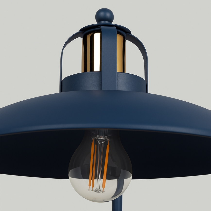 Lámpara de mesa FELIX 1xE27/60W/230V azul