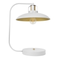 Lámpara de mesa FELIX 1xE27/60W/230V blanco