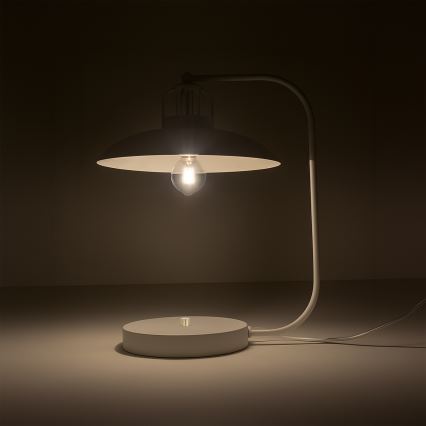 Lámpara de mesa FELIX 1xE27/60W/230V blanco