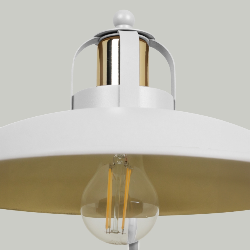 Lámpara de mesa FELIX 1xE27/60W/230V blanco