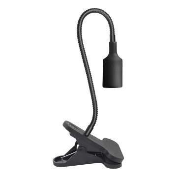 Lámpara de mesa flexible con clip para cultivo de plantas PLANTY 1xE27/30W/230V negra