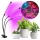 Lámpara de mesa flexible LED regulable con clip para el cultivo de plantas VITARO 3xLED/10W/230V negro