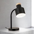 Lámpara de mesa GILI 1xE27/40W/230V negra