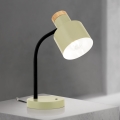 Lámpara de mesa GILI 1xE27/40W/230V verde