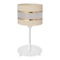 Lámpara de mesa HELEN 1xE27/15W/230V crema