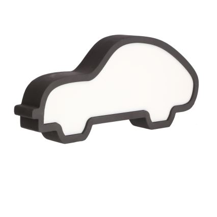 Lámpara de mesa infantil CAR LED/11W/230V negra