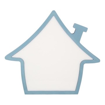 Lámpara de mesa infantil HOUSE LED/10W/230V azul