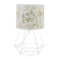 Lámpara de mesa infantil KIDS ROOM 1xE27/60W/230V diámetro 18 cm dinosaurio