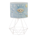 Lámpara de mesa infantil KIDS ROOM 1xE27/60W/230V Ø 18 cm astronauta