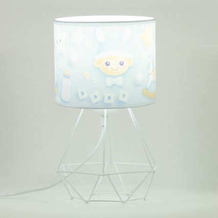 Lámpara de mesa infantil KIDS ROOM 1xE27/60W/230V Ø 18 cm astronauta
