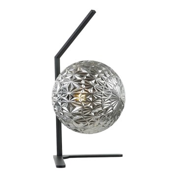 Lámpara de mesa JUNO 1xE27/7W/230V gris/negro