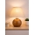 Lámpara de mesa JUTA 1xE27/60W/230V roble/beige