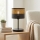 Lámpara de mesa KARBON 1xE27/15W/230V negra/marrón
