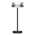 Lámpara de mesa LED de exterior táctil regulable CASABLANCA LED/3,4W/5V USB 3600 mAh IP44 negro