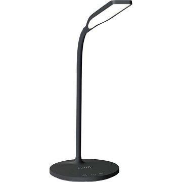 Lámpara de mesa LED flexible táctil regulable con carga inalámbrica de 15W Qi LED/5,5W/230V 2700-6500K negro