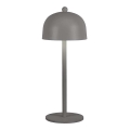 Lámpara de mesa LED recargable con atenuador táctil LED/1W/5V 3000-6000K 1800 mAh gris
