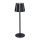Lámpara de mesa LED recargable con atenuador táctil LED/4W/5V 3000-6000K 1800 mAh negra