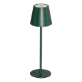 Lámpara de mesa LED recargable y regulable INITA LED/1,2W/1800 mAh IP54 verde