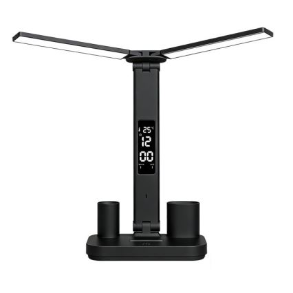 Lámpara de escritorio LED recargable y regulable NOBLITE P LED/5W/5V 3000/4000/6000K 2200 mAh negra