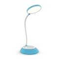Lámpara de mesa LED recargable y regulable VISUA LED/5W/5V 3000-5000K 1200 mAh azul