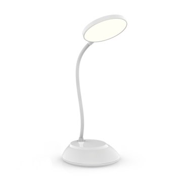 Lámpara de mesa LED recargable y regulable VISUA LED/5W/5V 3000-5000K blanco
