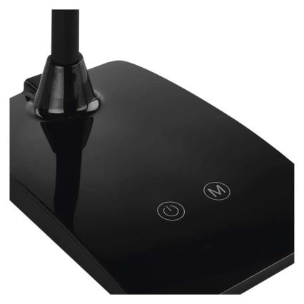 Lámpara de mesa LED regulable EDDY LED/6W/230V 3000/4500/6800K negra