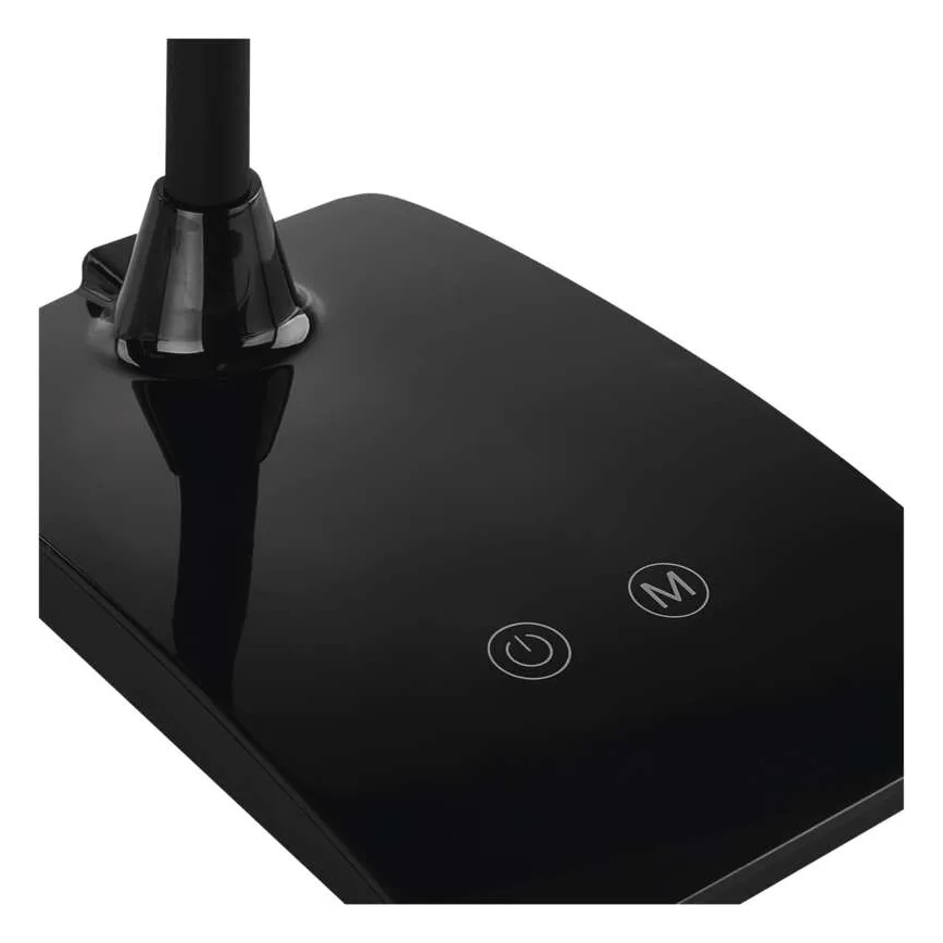 Lámpara de mesa LED regulable EDDY LED/6W/230V 3000/4500/6800K negra