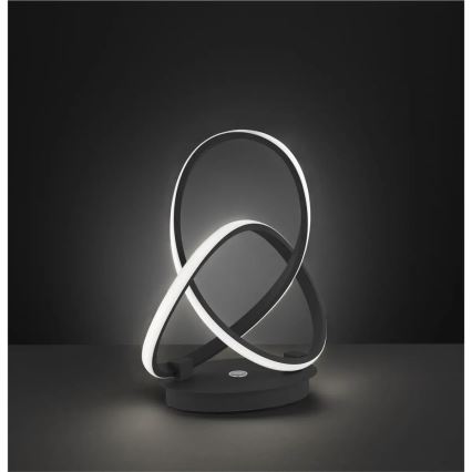 Lámpara de mesa LED regulable INDIGO LED/19W/230V 3000K negra