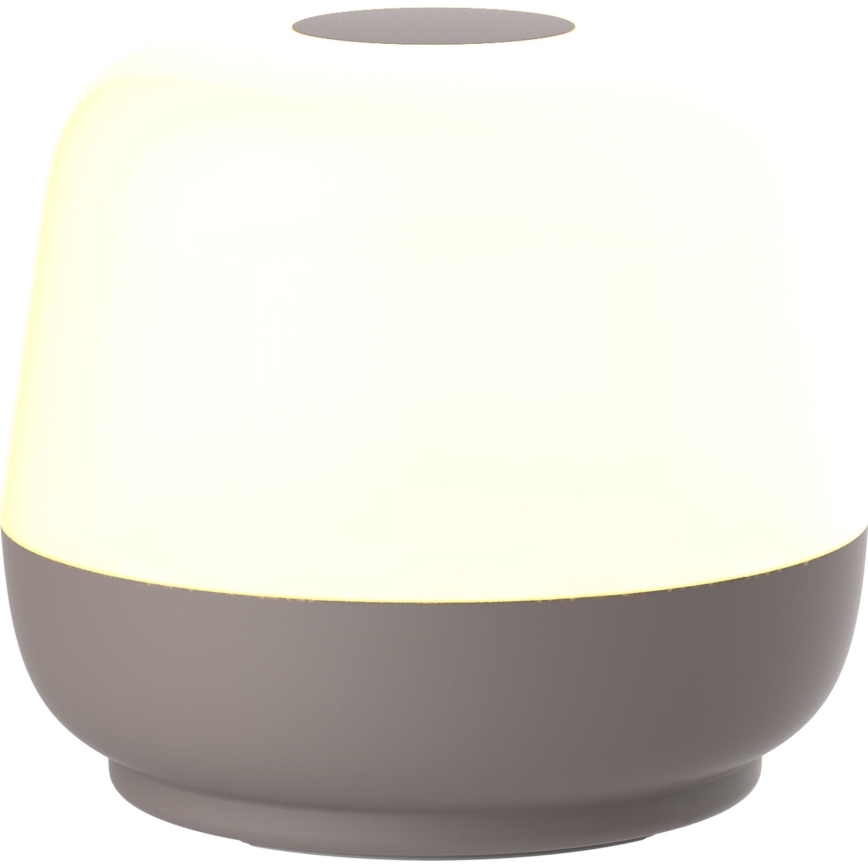 Lámpara de mesa LED de exterior táctil regulable SAMBA LED/1,2W/5V USB 1200 mAh IP44 gris