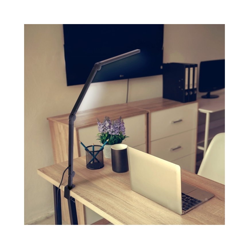 Lámpara de mesa LED regulable TENUIX FOLD LED/20W/230V 3000-6500K negro