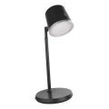 Lámpara de mesa LED regulable y recargable 4en1 LED/6W/3,7V 3000K/4000K/6500K 1500mAh negro