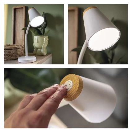 Lámpara de mesa LED TARA LED/4,5W/230V 4000K blanca