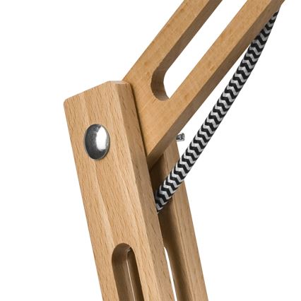 Lámpara de mesa MARCELLO 1xE27/60W/230V haya