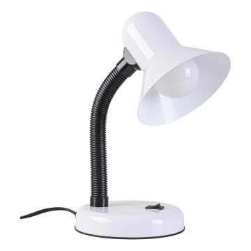 Lámpara de mesa MENTOR 1xE27/15W/230V blanca