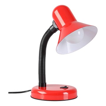 Lámpara de mesa MENTOR 1xE27/15W/230V roja