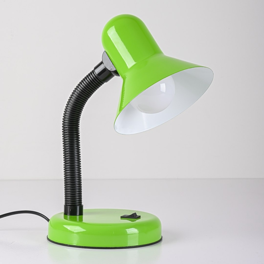 Lámpara de mesa MENTOR 1xE27/15W/230V verde