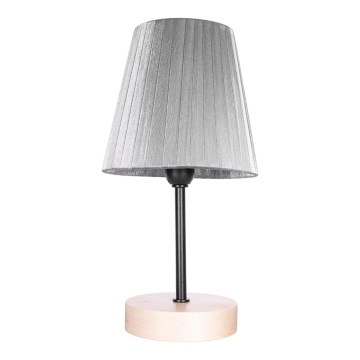 Lámpara de mesa MILA 1xE14/25W/230V abedul