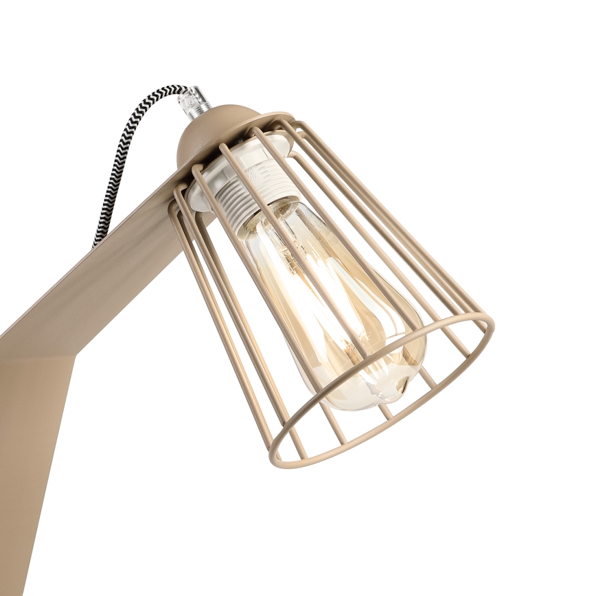 Lámpara de mesa NANDO 1xE27/15W/230V beige