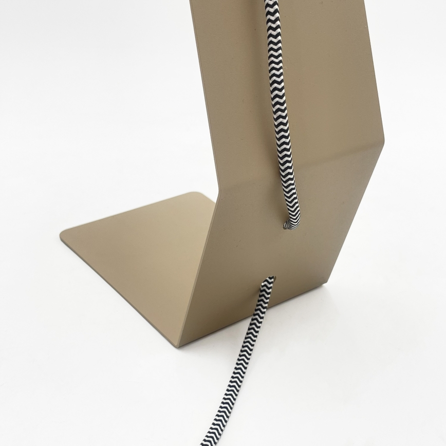 Lámpara de mesa NANDO 1xE27/15W/230V beige