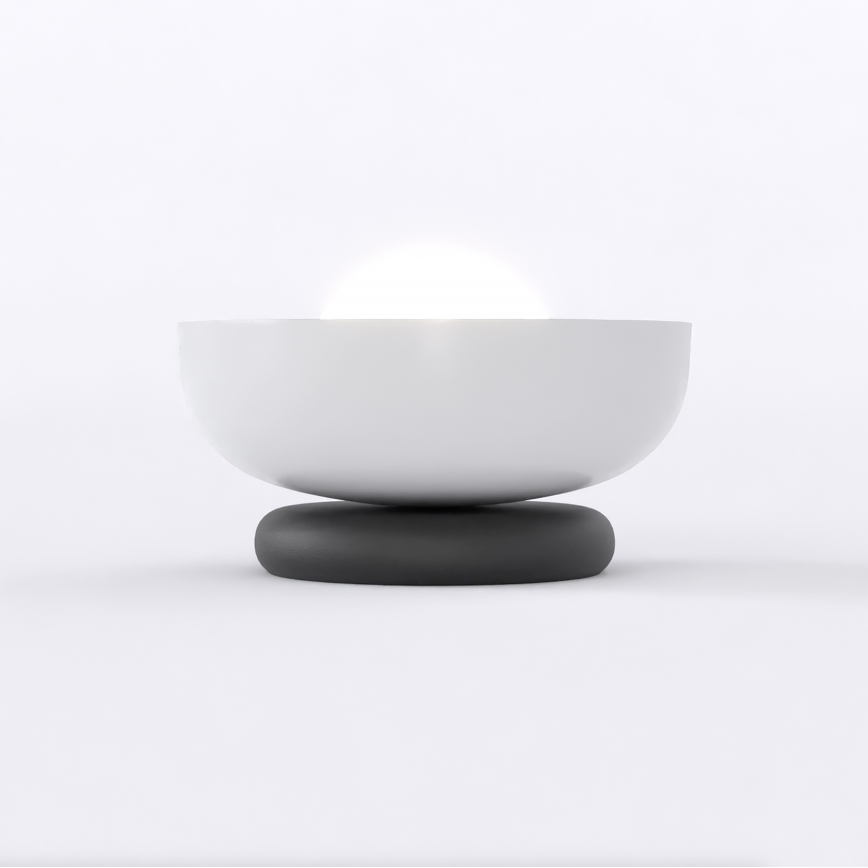 Lámpara de mesa OZZY 1xG9/8W/230V gris