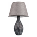 Lámpara de mesa RAMZES 1xE27/40W/230V gris