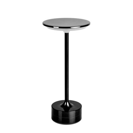 Lámpara de mesa LED recargable y regulable NEW YORK LED/1,8W/5V 2700K/4000K/6500K 1200 mAh negra