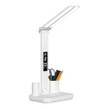 Lámpara de mesa recargable LED regulable NOBLITE P LED/5W/5V 3000/4000/6000K 2200 mAh blanca
