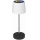 Lámpara de mesa recargable para exterior, táctil y regulable LED RGBW LED/2W/5V IP44 1200 mAh gris
